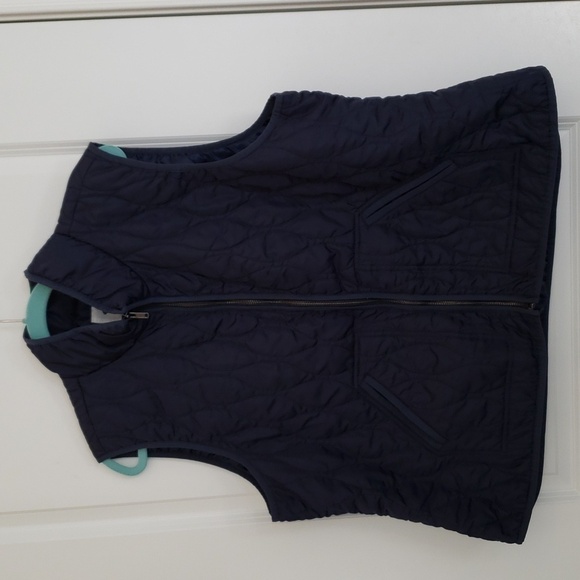 Old Navy Women's Navy Blue Quilted Zip-Up Vest - Size XXL - Picture 1 of 8